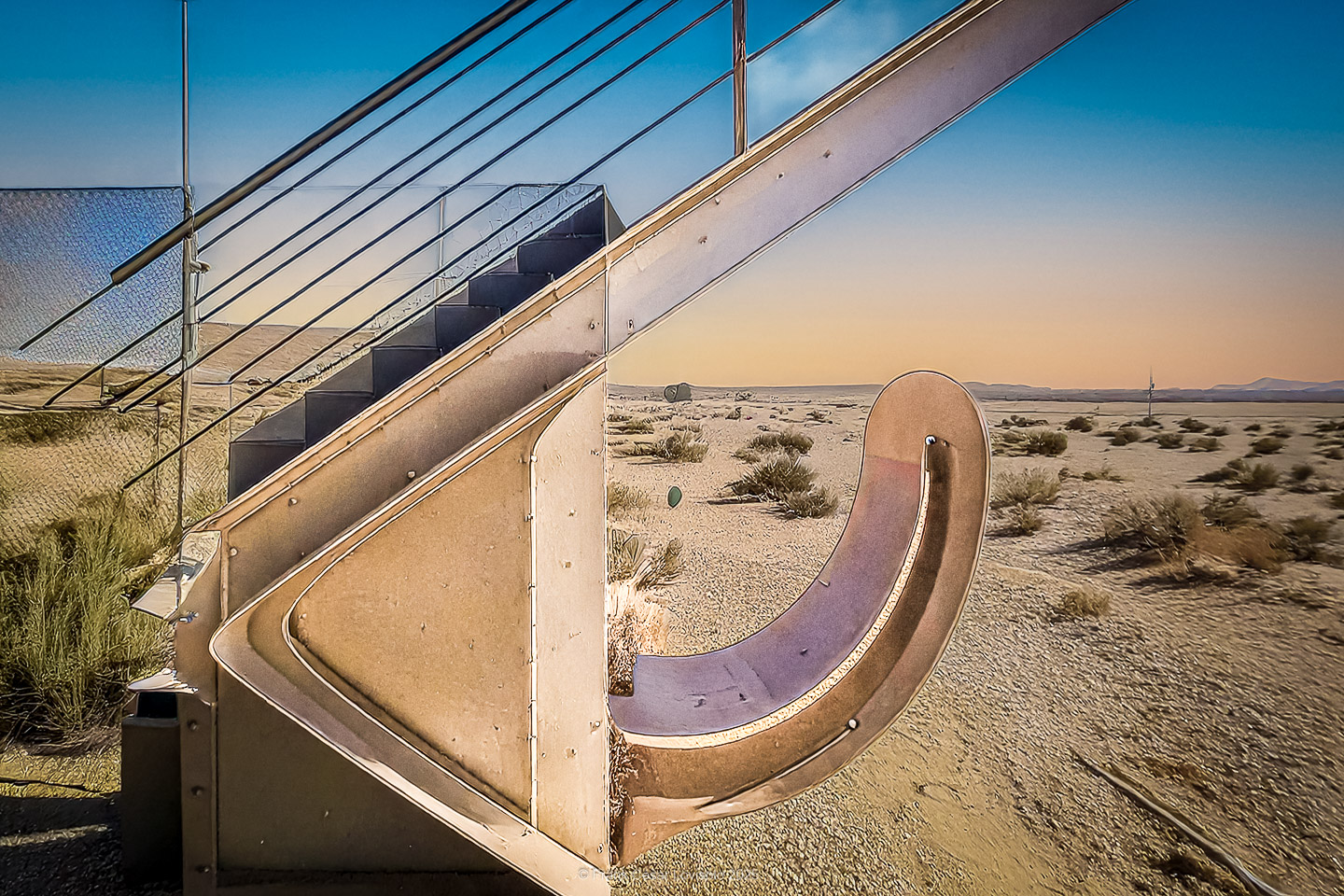 A fervent phallic escalator in restless bloom.
