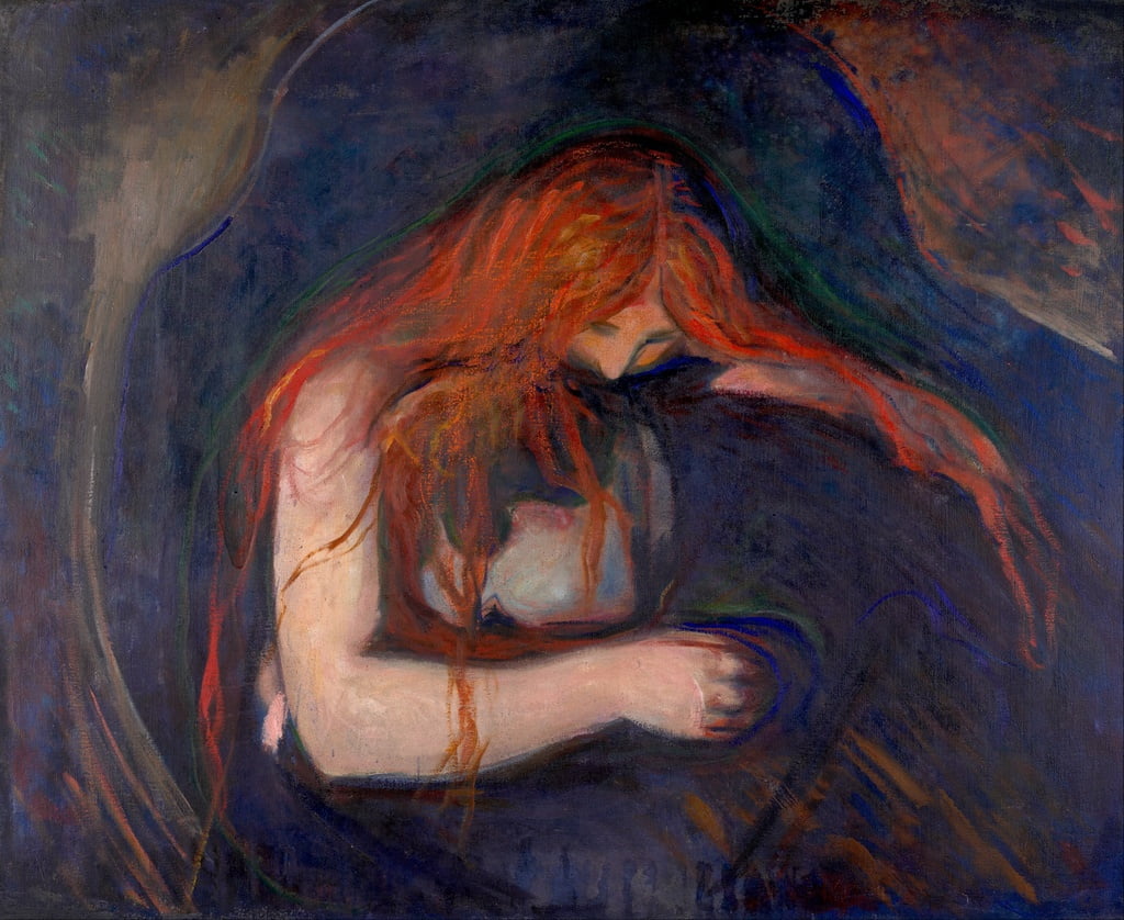 charles baudelaire le vampire - Edvard Munch - Lovisolo - Charles Baudelaire - les fleurs du mal