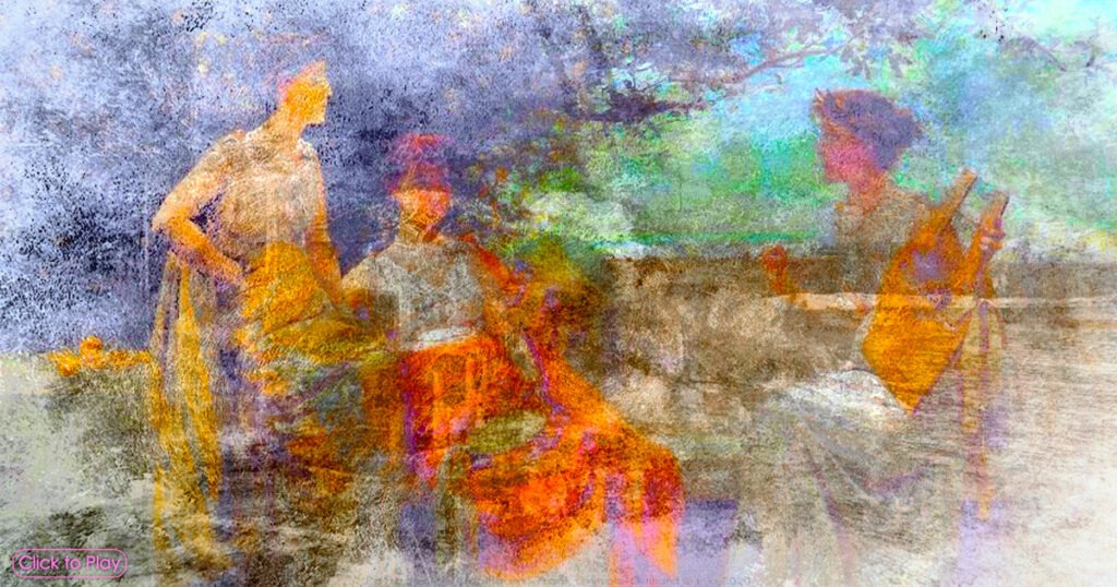 Illustration Sappho - Fragment 1 - Frank César Lovisolo