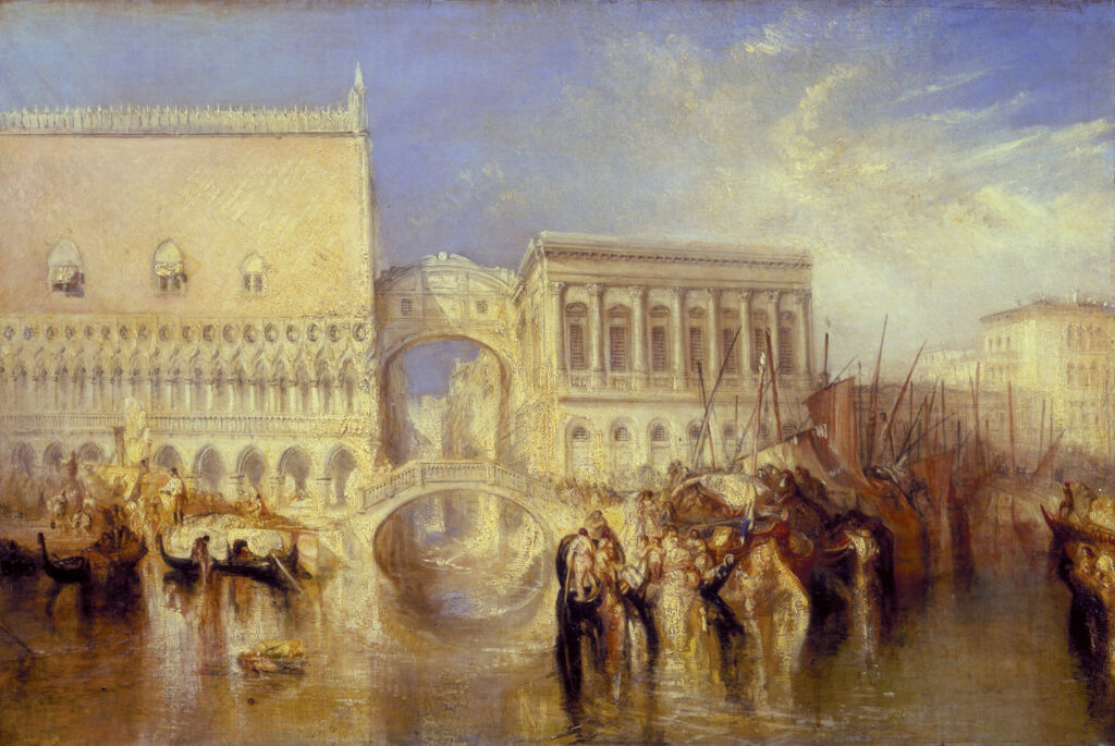 Joseph Mallord William Turner : Venise, Pont des soupirs