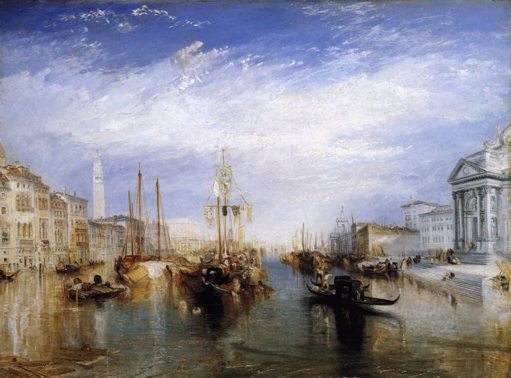 Joseph Mallord William Turner. Le Grand Canal, Venezia (1835)