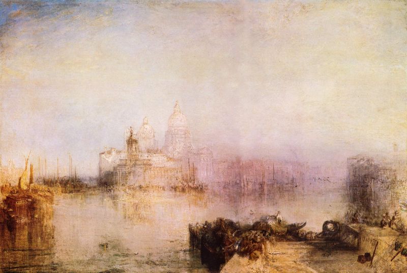 J.L.W. Turner : Venise, Dogana et Santa Maria della Salute, 1843