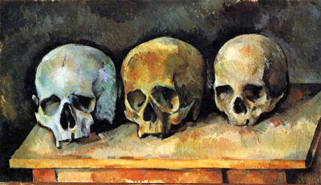 Paul Cézanne (1839-1906) - Nature morte au trois crânes