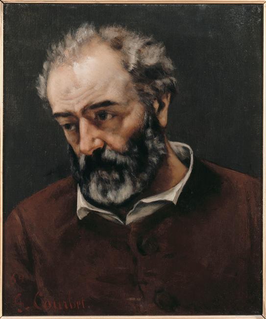 Portrait dePaul Chenavard Gustave Courbet