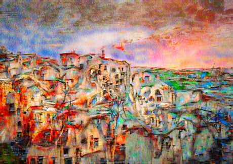 Matera la nuit — Sassi — Frank César Lovisolo