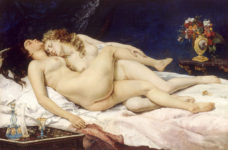 Gustave Courbet - Le sommeil - 1866 - Commanditaire : Khalil-Bey