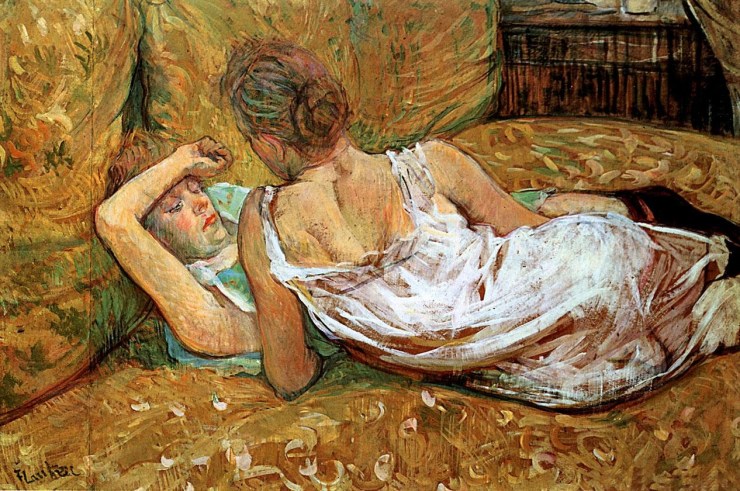 Toulouse-Lautrec : Deux amies, 1895