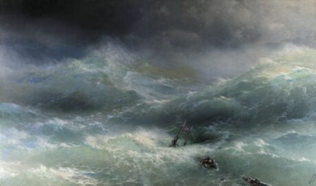 La vague (1889) - Ivan Konstantinovitch Aïvazovski