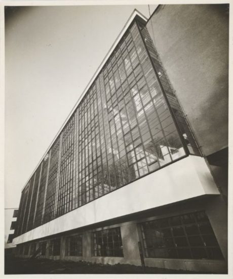 Bauhaus Building in Dessau by architect Walter Gropius, 1925-1926, image © Lucia Moholy Estate/Artists Rights Society (ARS), New York/VG Bild-Kunst, Bonn