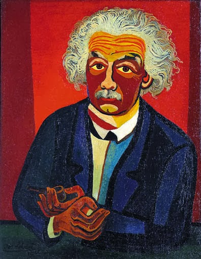 Josef Scharl Portrait of Albert Einstein 1944