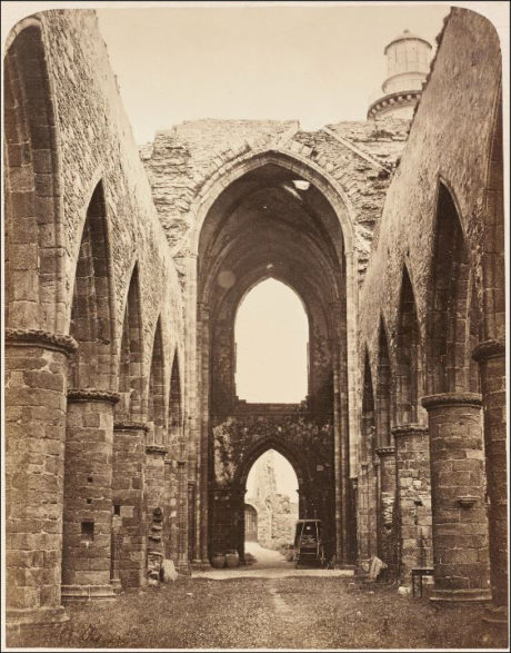 Geneviève Élisabeth Disdéri - Intérieur de l'Abbaye de Saint-Mathieu - 1856