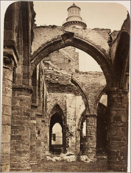 Intérieur de l'Abbaye de Saint-Mathieu - 1856