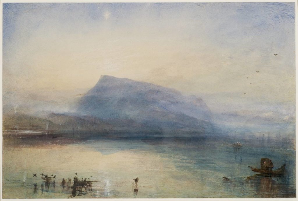 Joseph Mallord William Turner — The Blue Rigi, Sunrise 1842.