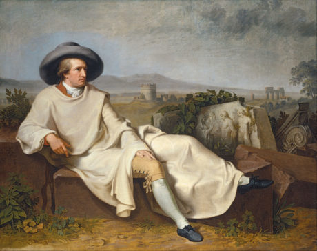 Johann Heinrich Wilhelm Tischbein - Goethe dans la campagne romaine