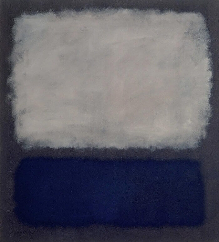 rothko focus blue and grey