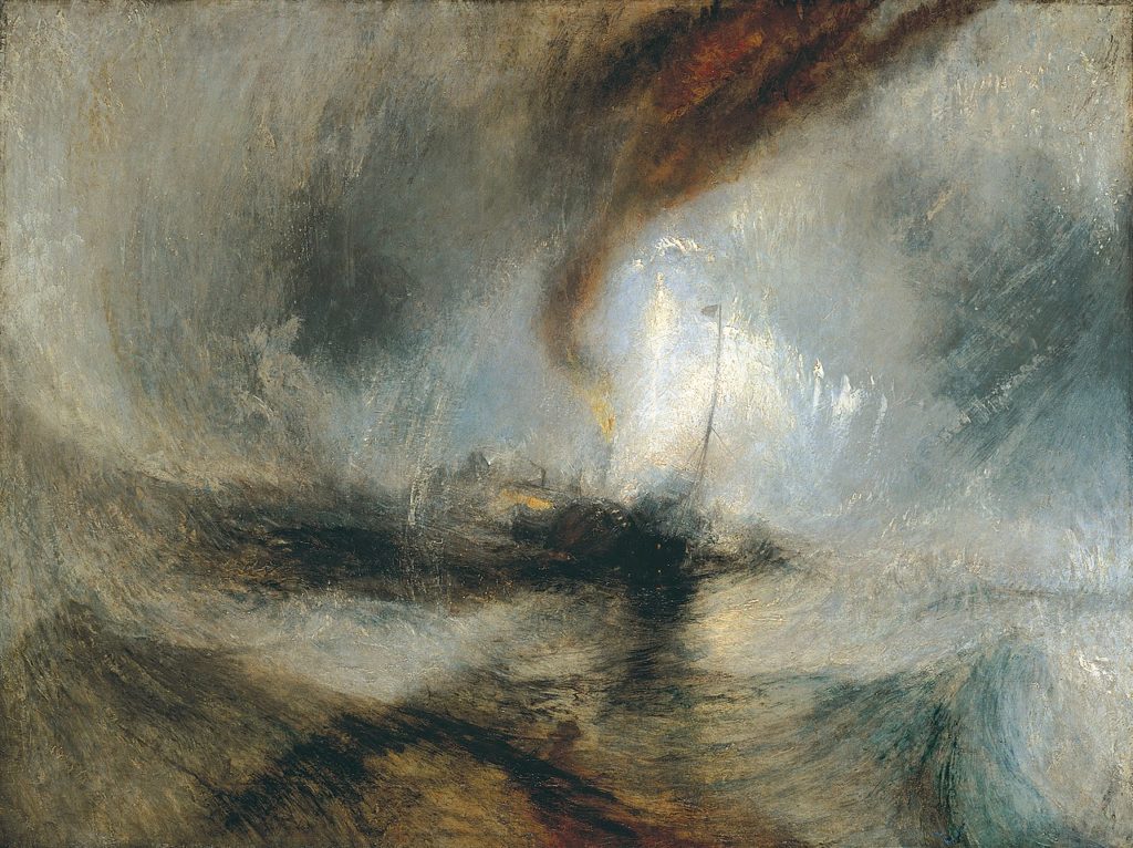 Joseph Mallord William Turner - Snow Storm - Steam-Boat off a Harbour's Mouth