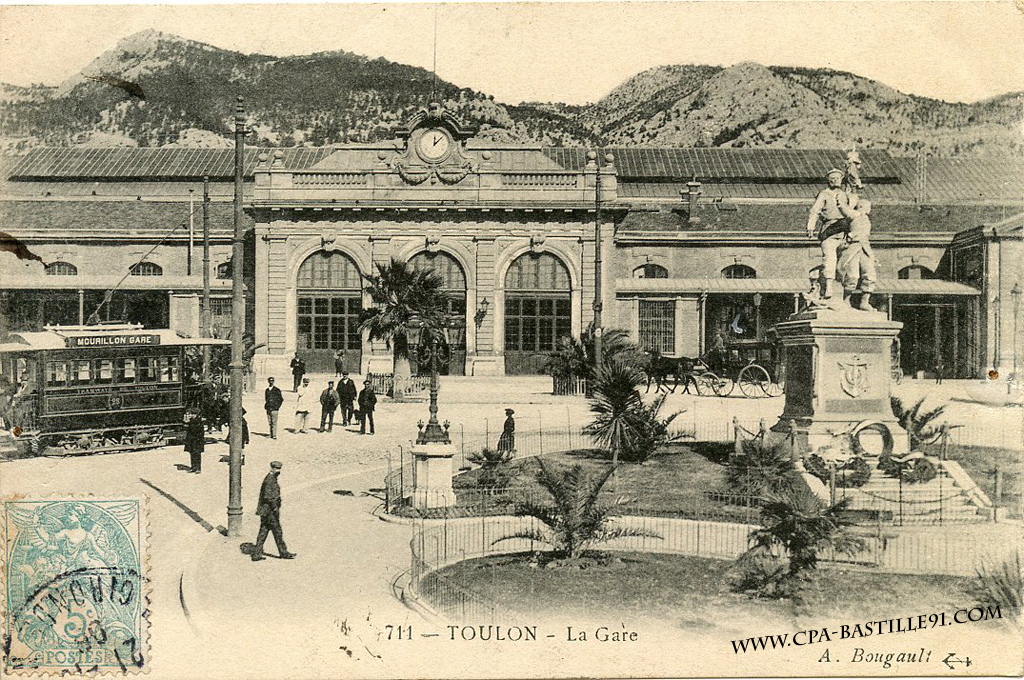 Gare de Toulon - Édouard Baldus (1859)