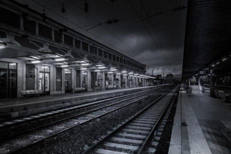 Photos gare de Toulon - Photo numérique -  superposition photography - Gare de Toulon 