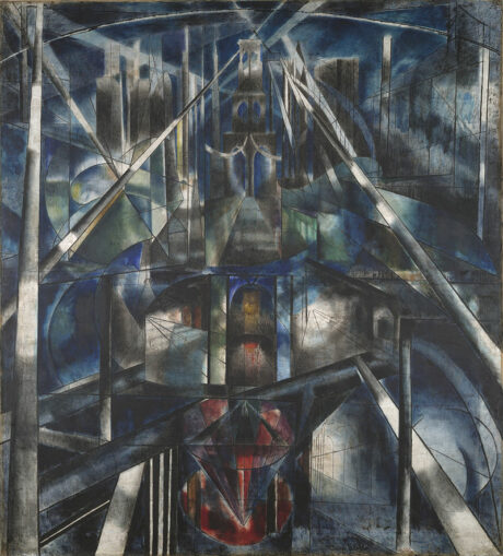 Joseph Stella 1919 20 Brooklyn Bridge oil on canvas 215.3 x 194.6 cm Yale University Art Gallery