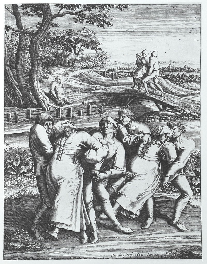 Hendrik Hondius trois femmes affectees peste dansante