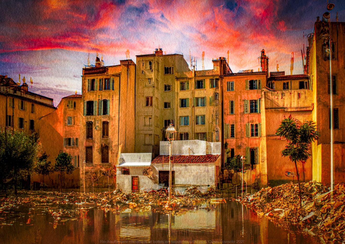 - Bahnhof - Frank César LOVISOLO - Visions dystopiques et jubilatoires d'un scénario climatique catastrophique.