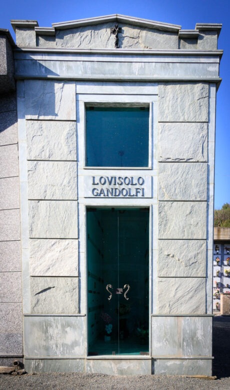 Tombeau d'une des familles Lovisolo avec Gandolfi (Clin d'œil à Pagnol)