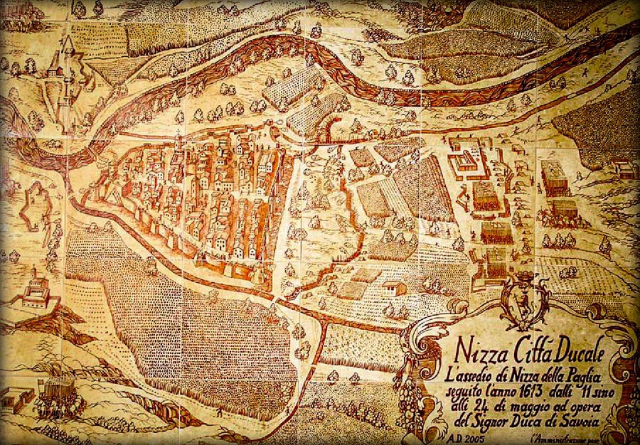 Nizza Monferrato, ou l'art d'être une capitale sans jamais le dire - Italie Nizza Monferrato Mappa della Città Ducale