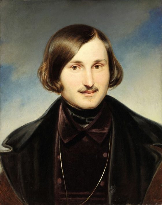 Saint-Pétersbourg - Portrait de Nicolas Gogol en 1840 par Otto Friedrich von Möller.