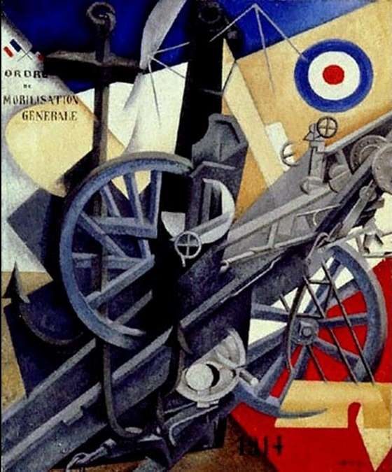 Gino Severini, The War (La Guerre), 1914