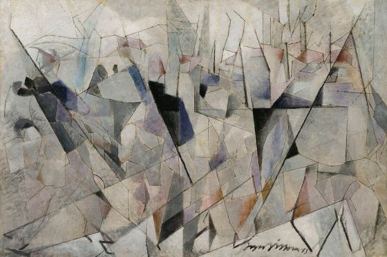 Jacques Villon (Gaston Duchamp, dit) (1875-1963) Soldats en marche, 1913 